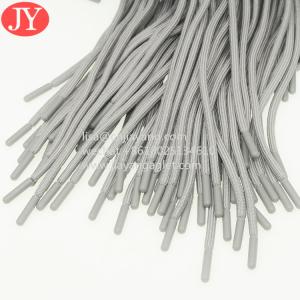 Quality manufacture hot sale round cotton string cord injection drawstring plastic tips free glue rope agelt tips for sale