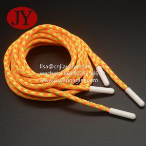 Quality round cotton string injection plastic aglets for bags/hoodies/hats/sportswear drawstrings cord end for sale