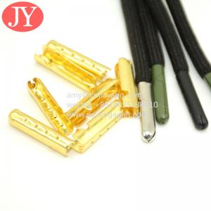 Quality 2022 fashionable shoe lace aglets custom round cord laces stout metal aglet of high quality for sale