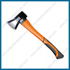 Quality A666 wood splitting axe with wedge with fiberglass handle-1kg, 2kg, 3kg for sale