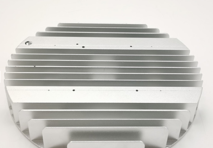 China Silver OEM Aluminium Extrusion Heat Sink Profiles For Power Amplifier on sale