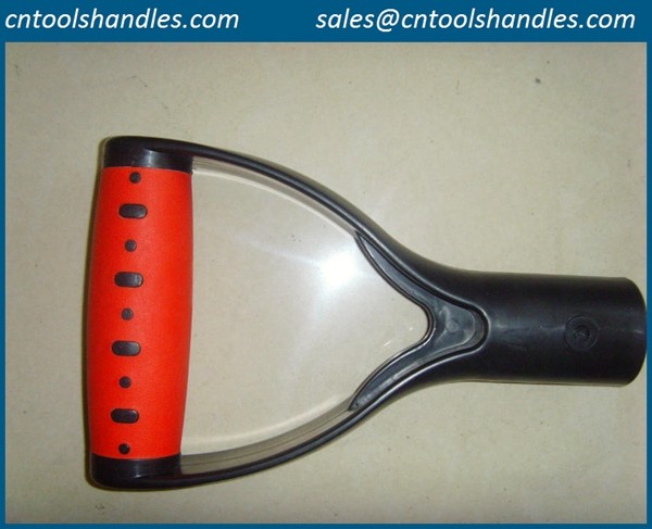 Quality rake plastic D grip handle, D grip handles for rake for sale