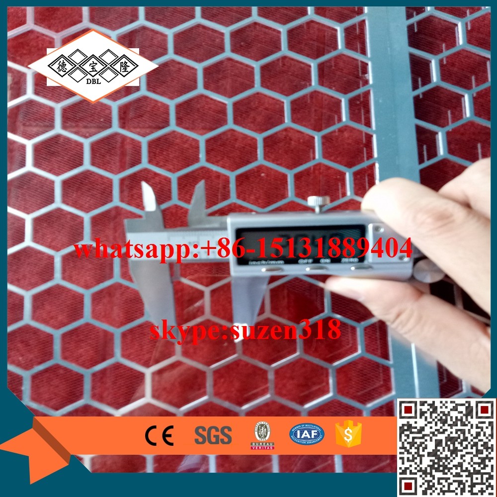 Quality decorative hexagonal hole perforated aluminum metal sheet in UAE for sale