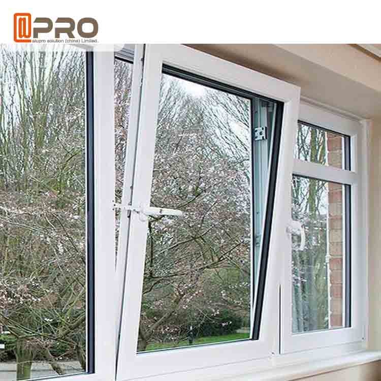 Quality Low - E Glass Tilt And Turn Aluminium Windows With Hardware Energy Saving for sale