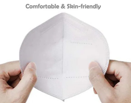 Quality Disposable KN95 Dust Mask Breathable Skin Friendly For Outdoor / Office for sale