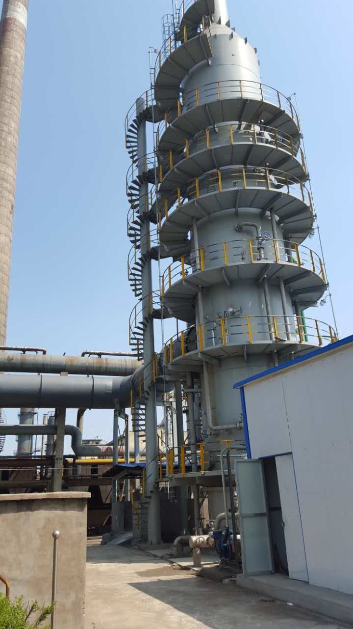Quality Steel Gas Treatment Equipment Integral Desulphurizer Tower 1200 Pa for sale