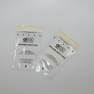Quality 2 / 3 Layers Lab Plastic Zip Lock Biohazard Specimen Transport Bags 95kpa for sale