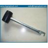 Buy cheap Steel Pipe Handle Rubber Hammer, steel handle, steel pipe handle with hook from wholesalers