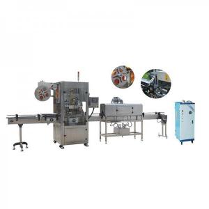 Quality Full Automatic Bottle Packing Plant PVC Sleeve Shrink Label Applicator Machine for sale