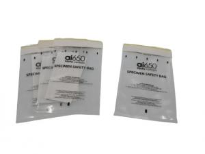 Quality Polyethylene 95kPa Pressure Range Clear / White Specimen Bag Leakproof for sale