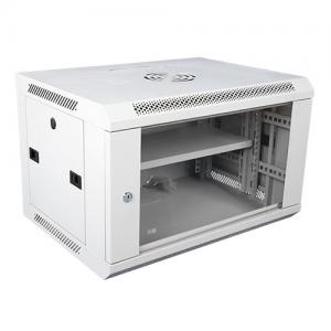 Quality Wall Mount Locking Server Small Network Cabinet Mobile Server Rack In White for sale