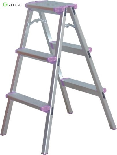 Quality Extend 20 Foot Aluminum Step Ladder 100KG 1.0mm-1.7mm for sale