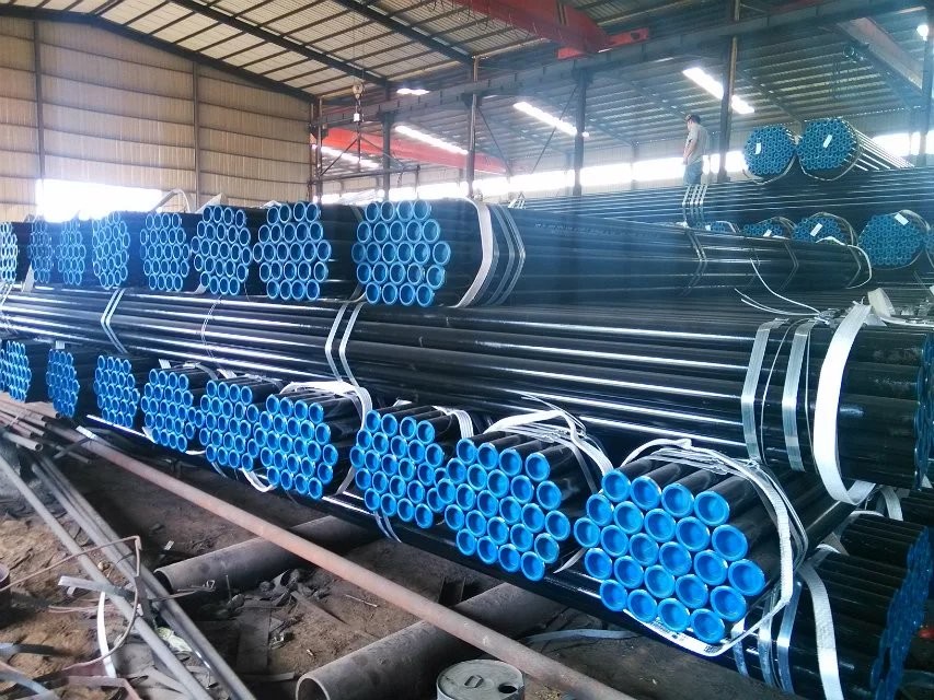 Quality Circular Boiler Steel Pipe DIN 17120 10219 Welded Cold Formed Structural Hollow for sale