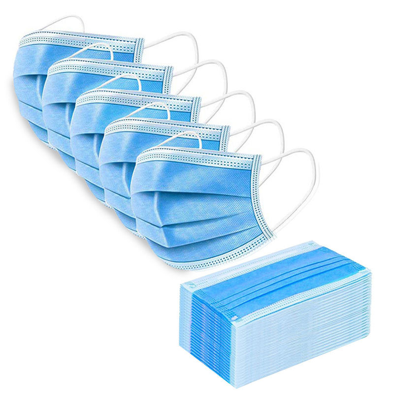 Quality Liquid Proof Disposable Medical Mask , Anti Virus 3 Ply Non Woven Face Mask for sale