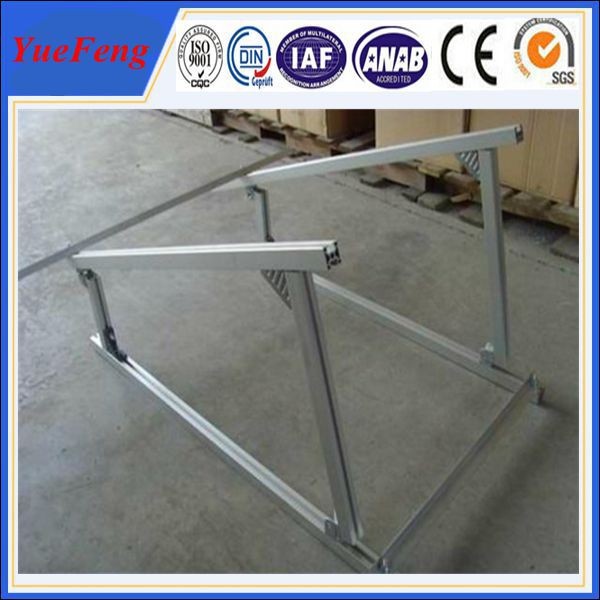 Quality aluminium extruded profile aluminum alloy frame solar system, solar aluminium profiles for sale