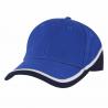 Buy cheap 100% Cotton Printed Baseball Caps / Sandwich Baseball Cap Striped Style from wholesalers