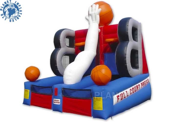 Quality Full Court Press Basketball Inflatable Sports Games For Party Rental for sale
