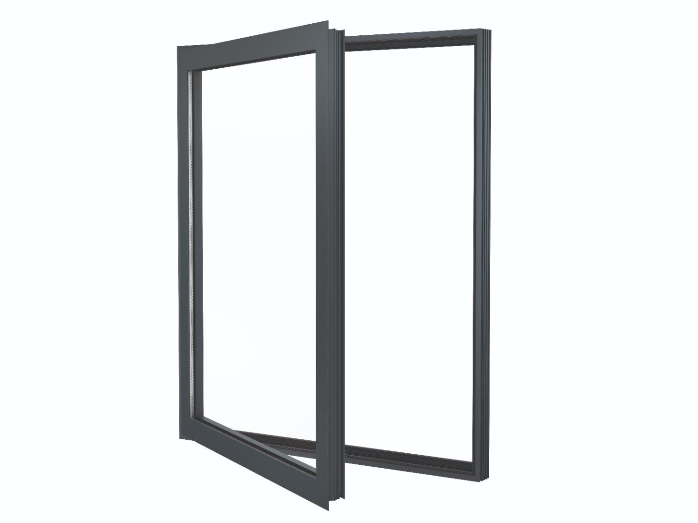 Quality 1.4mm Aluminum Frame Casement Windows for sale