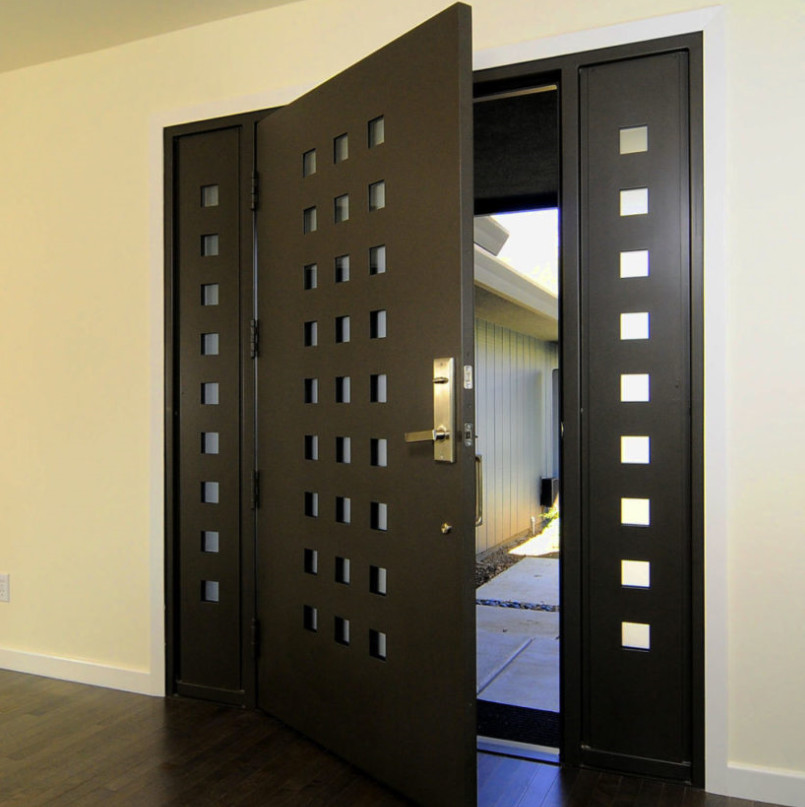 Quality USA Villa Main Entry Door Modern Design Pivot Wooden Doors for sale