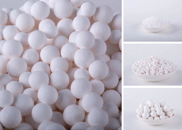 Quality Chemical High White Activated Alumina Balls For Remove Chlorine And Air Dryer for sale
