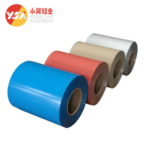 Quality 1060 3003 3004 5052 PE Pvdf Prepainted Color Coated Aluminum Coil Sheet Roll for sale