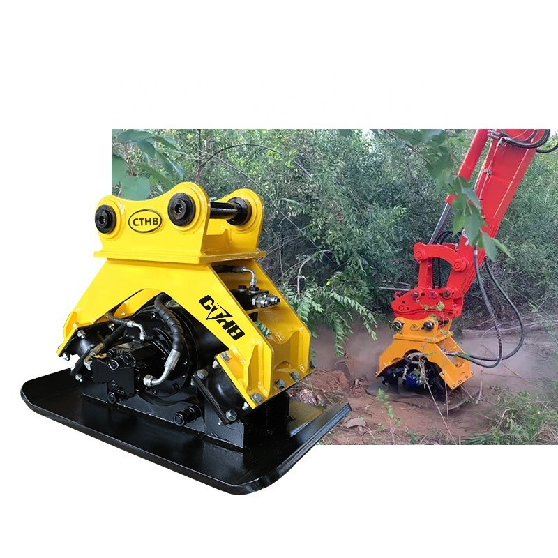 Quality Earthmoving Hydraulic Plate Compactor PC300 Yakai CTHB Hydraulic Vibratory Plate for sale