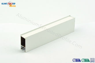 Quality Powder Coating Aluminium Profiles , White Punching Aluminium Window Frame for sale