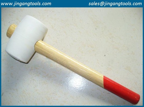 Quality Wooden Handle Rubber Mallet Hammer for sale