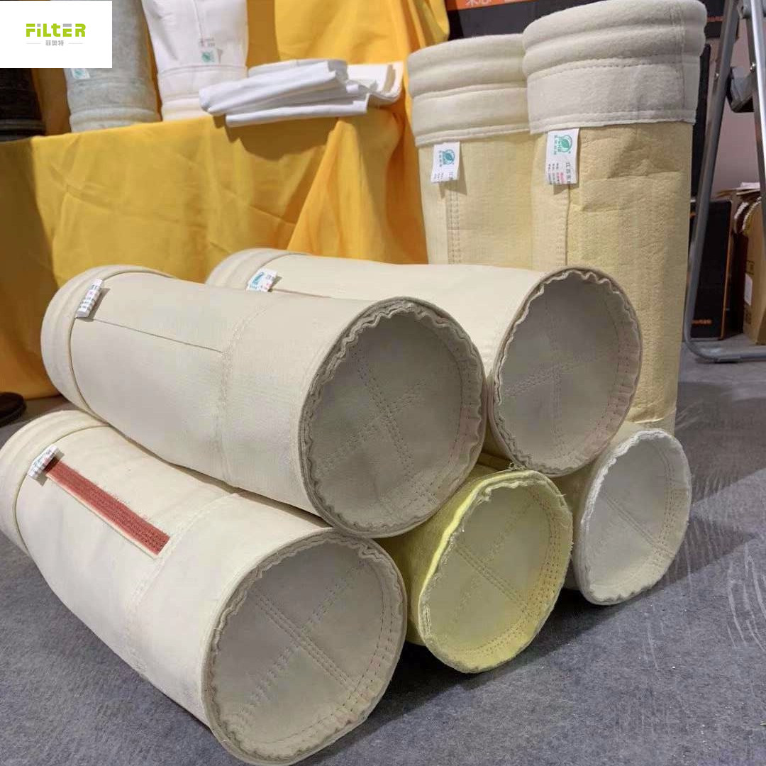 Quality Polyester PP Nomex PPS PTFE P84 Fiberglass Filter Sleeves 350gsm ~ 850gsm for sale