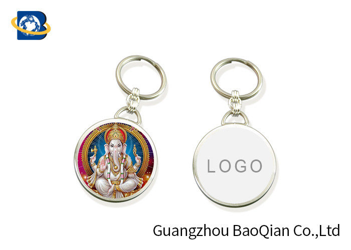 Quality Religion Lenticular Keychain 3D Printing Service Indian Gold Indian Buddhism Picture for sale
