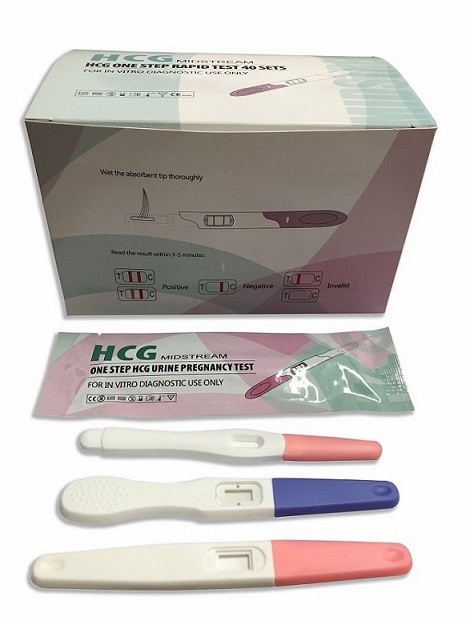 Quality One Step Fertility Test Kit Early Detection HCG Pregnancy Home Urine Test Kit for sale
