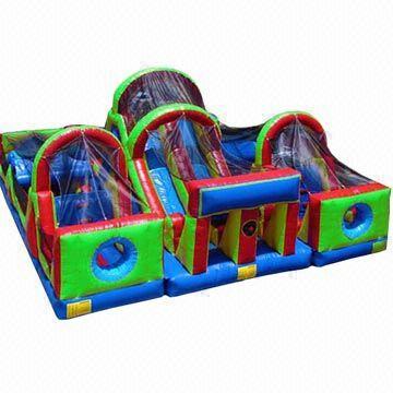 Quality Combo Inflatable with Obstacle Cimbing Jumping Slide for sale