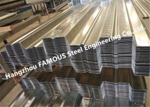 Quality 1-3mm Corrugated Silver ISO 3834 Metal Floor Decking Galvanized for sale