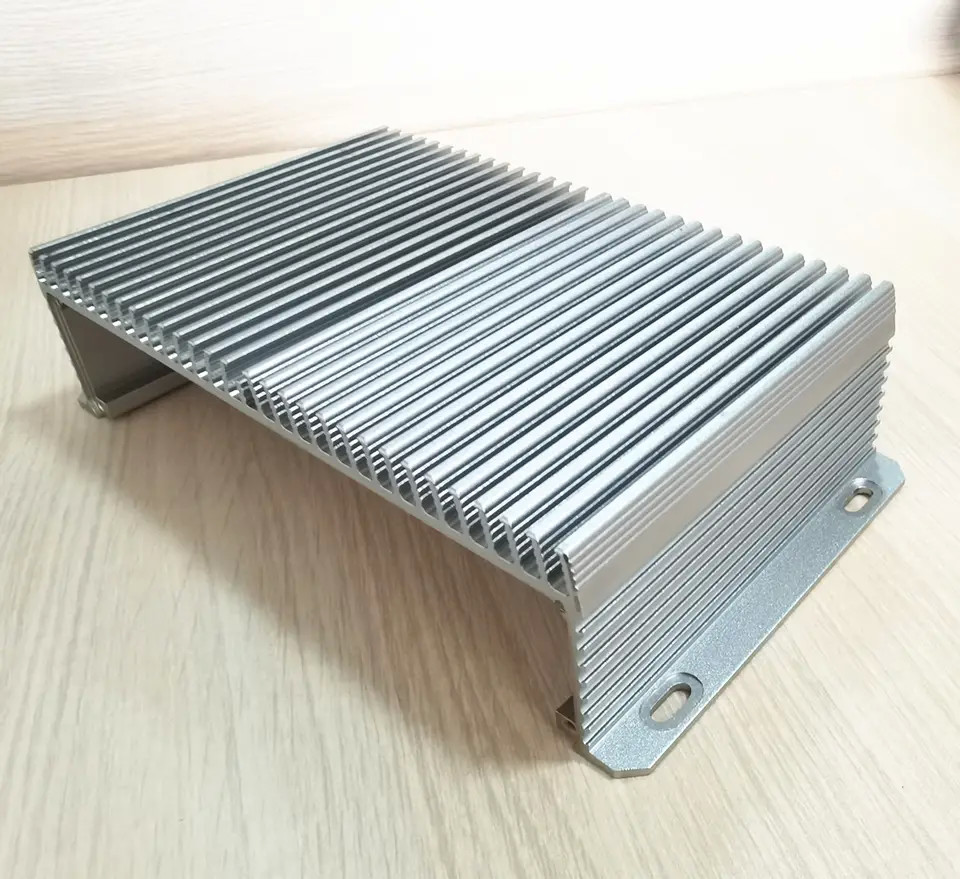 Quality Factory supply black anodized aluminum extrusion heatpipe heatsink for sale