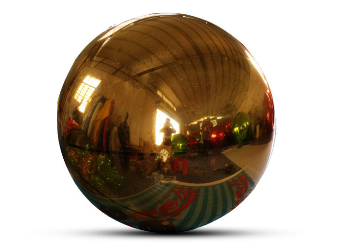 Quality Giant Event Decoration PVC Floating Sphere Mirror Balloon Disco Shiny Inflatable Floating Mirror Ball For Christmas for sale