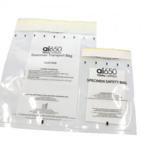 Quality Medical Pathological Test Biological Specimen Bag Writable for sale