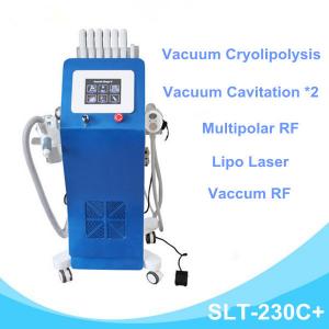 Quality Cryo lipolysis Laser Slimming Machine / Vacuum Cavitation Cellulite Removal for sale