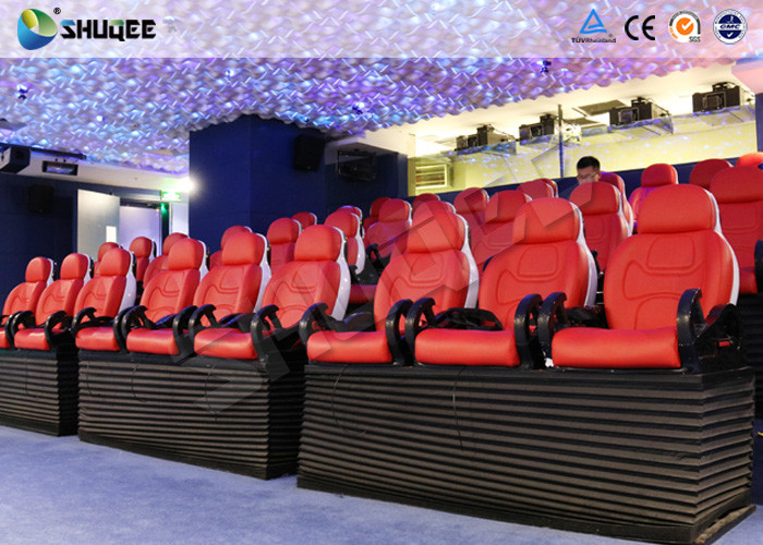 Quality Entertainment Park 12D Cinema XD Theatre With 3 DOF Electric Chairs 180KG for sale