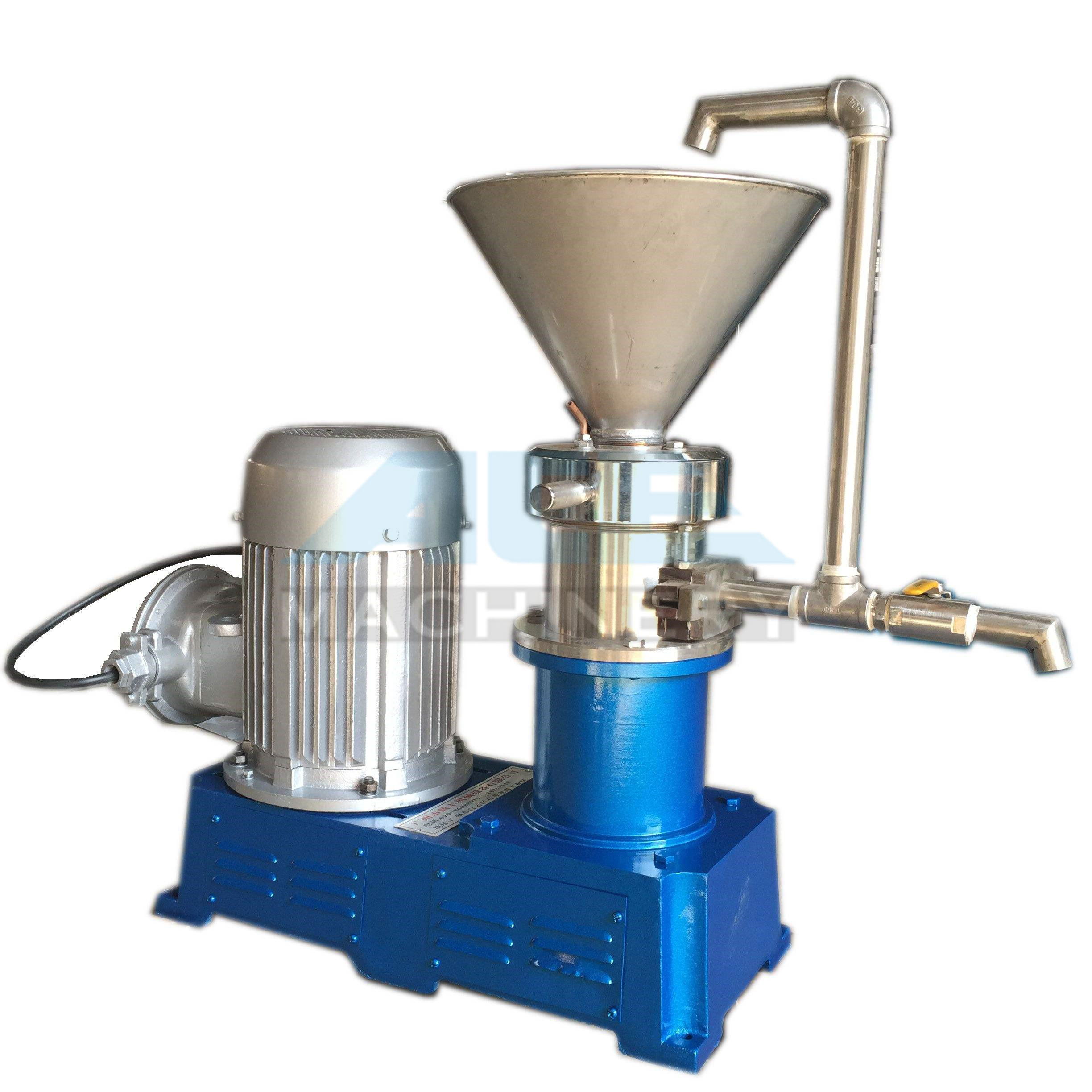 Quality ACE-65 Stainless Steel Chemical Industry Food Dairy Cosmetics Paint Laboratory Peanut Butter Walnut Grinder Colloid Mill for sale