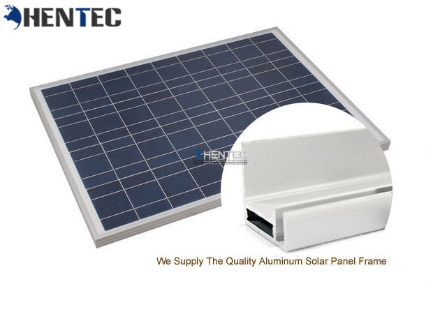 Quality CA And CE Aluminum Solar Panel Frame 6063-T5 With Oxidized / Anodizing for sale