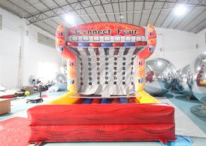 Quality Giant Party Rental Inflatable Connect 4 Basketball Game Target Shooting Inflatable Basketball Hoop for sale