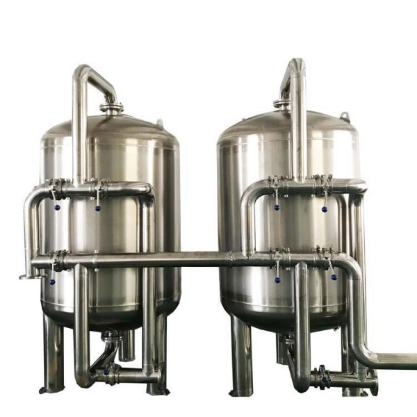Quality Multimedia Water Purification Machine Steel Tank Water Sand Filter For Water Life for sale