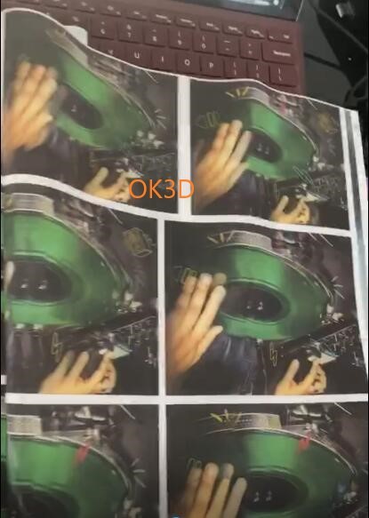 Quality Soft lenticular  tpu with 0.36MM for 3d lenticular fabric sheet images lenticular fabric print for clothes arts sewing for sale