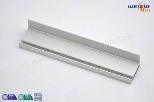 Quality Window Frame Silver Color Aluminium Construction Profiles With Electrophoresis Treatment for sale