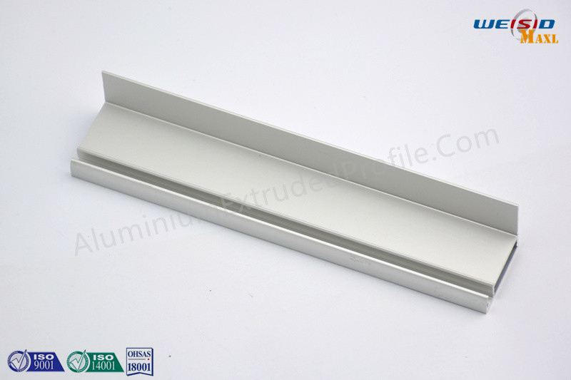Buy cheap Window Frame Silver Color Aluminium Construction Profiles With Electrophoresis from wholesalers