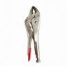 Buy cheap High polished nickel plated hog ring round jaw locking pliers from wholesalers