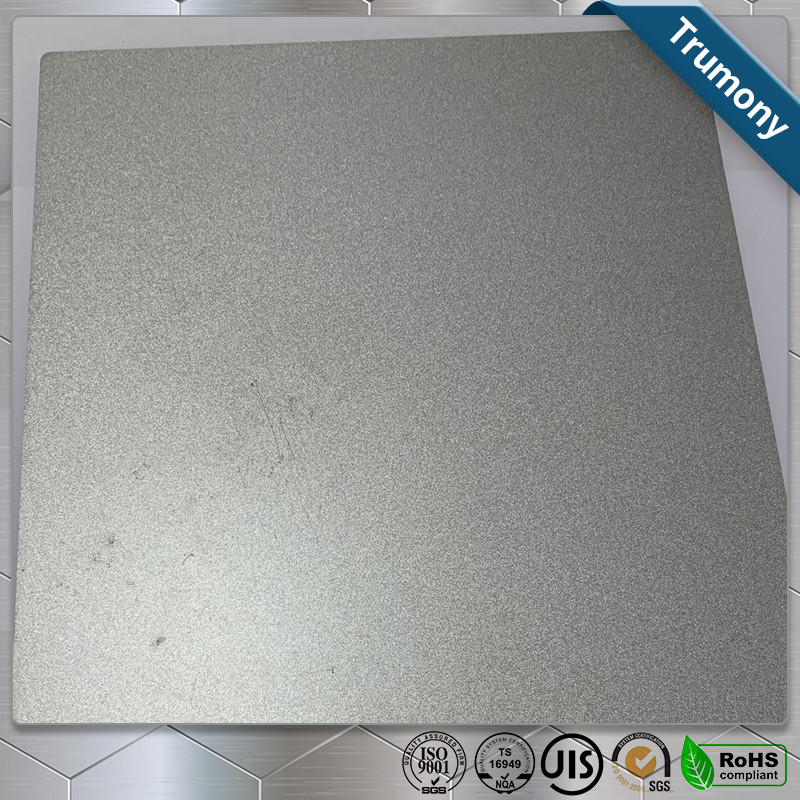 Quality Silver Scrub Aluminum Flat Plate For Decoration Fireproof Building Thickness 1.8mm-10mm for sale