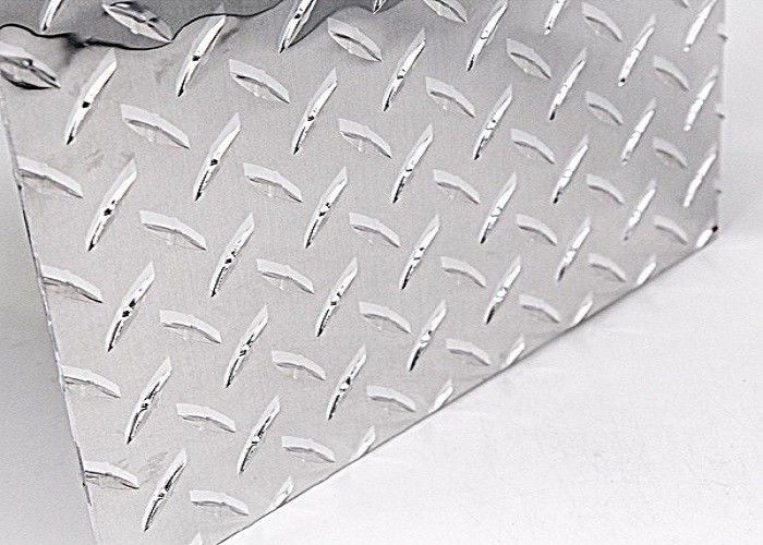Quality Thickness 5mm 6063 Aluminum Checker Plate PVC Film Embossed Coated for sale