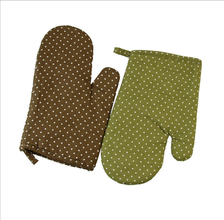 Quality Cotton OEM Printed Oven Mitts Heat Transfer Printing For Home Restaurant for sale