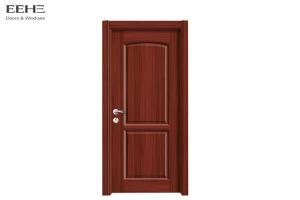 Quality Dampproof Red Hollow Core Timber Door For Residential Easy To Install for sale